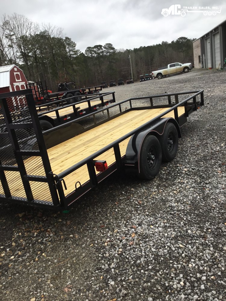 2026 Triple R 82x18 Pipe Top 2-5200# Axles W/ 1 Brake, Breakaway Kit and Gate W/Built in Ramps 2 5/1