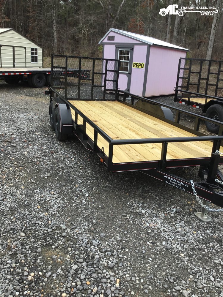 2026 Triple R 82x18 Pipe Top 2-5200# Axles W/ 1 Brake, Breakaway Kit and Gate W/Built in Ramps 2 5/1