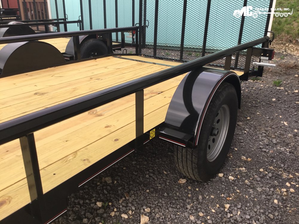 2025 Triple R Utility 6x12+2 Pipe Top 1-3500lb w/Gate