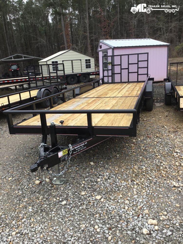 2026 Triple R 82x24 6" CH 2-7k Axles Ramp Gate, Spare Mount 2 5/16 Ball