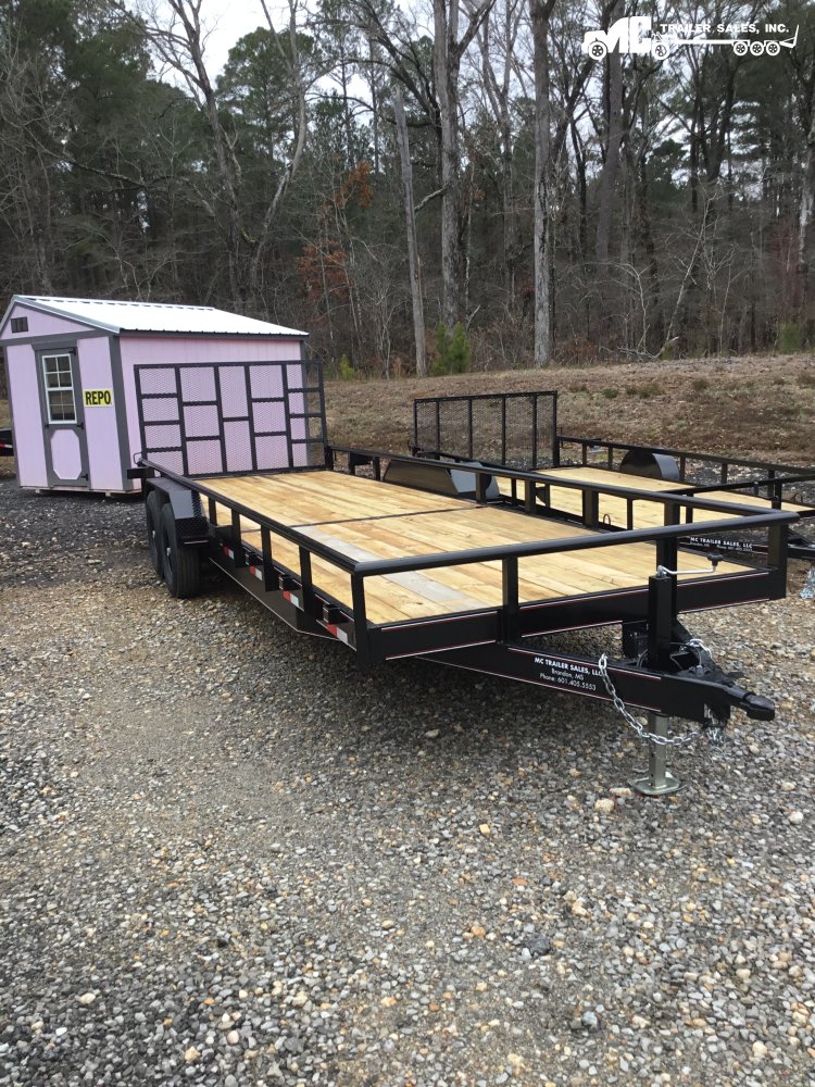 2026 Triple R 82x24 6" CH 2-7k Axles Ramp Gate, Spare Mount 2 5/16 Ball