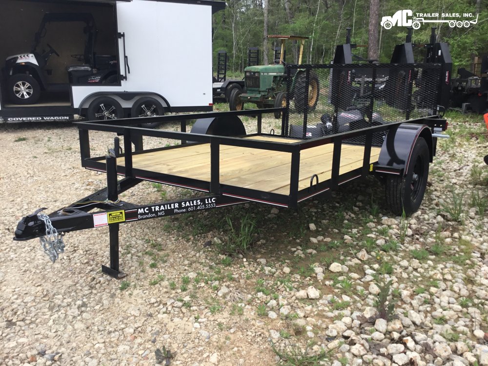 Triple R Utility 6x8+2, Angle Top, 1-3500lb w/gate