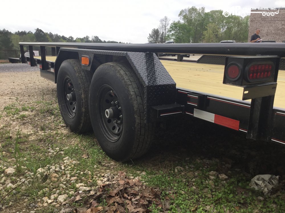 Triple R Utility 82X20 2-7k axles w/ 2 brakes, built in ramps in gate