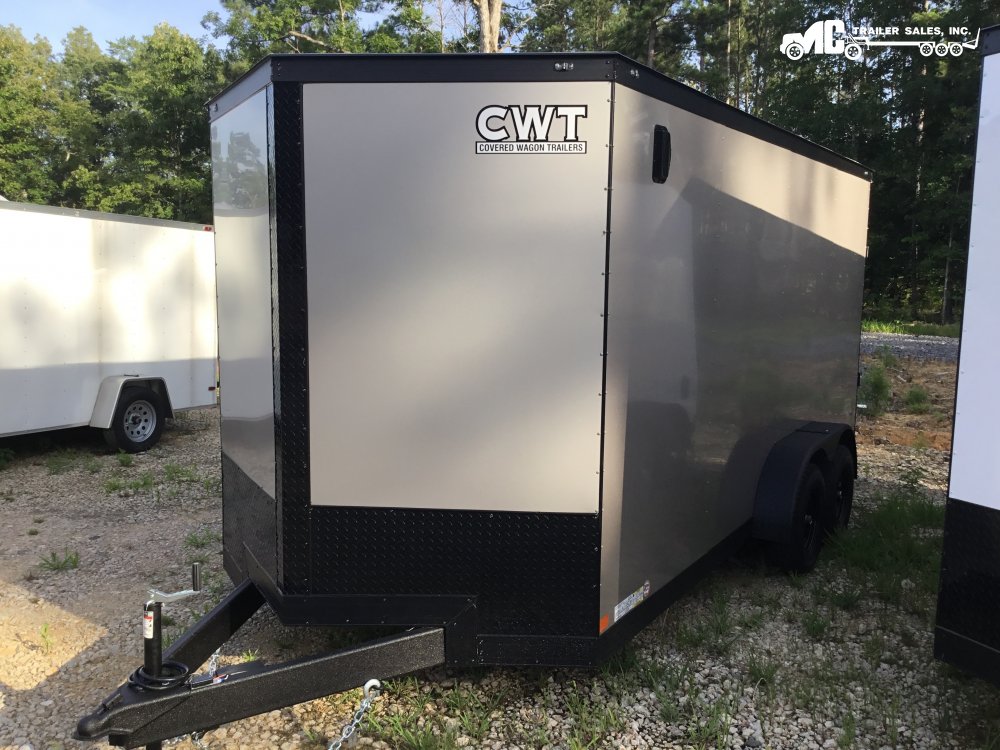 2025 Covered Wagon Enclosed 7x16 2-3500lb Axles, Poly