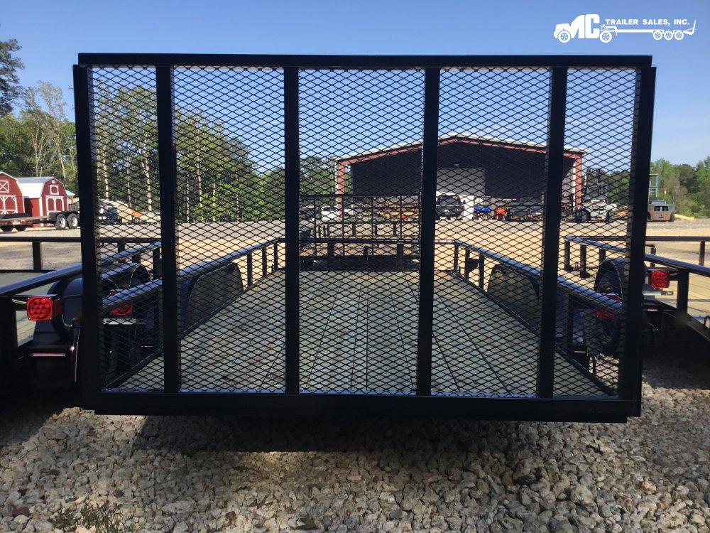 2025 Triple R Utility 6 1/2x16 Pipe Top T/A 2-3500lbs with gate and break away