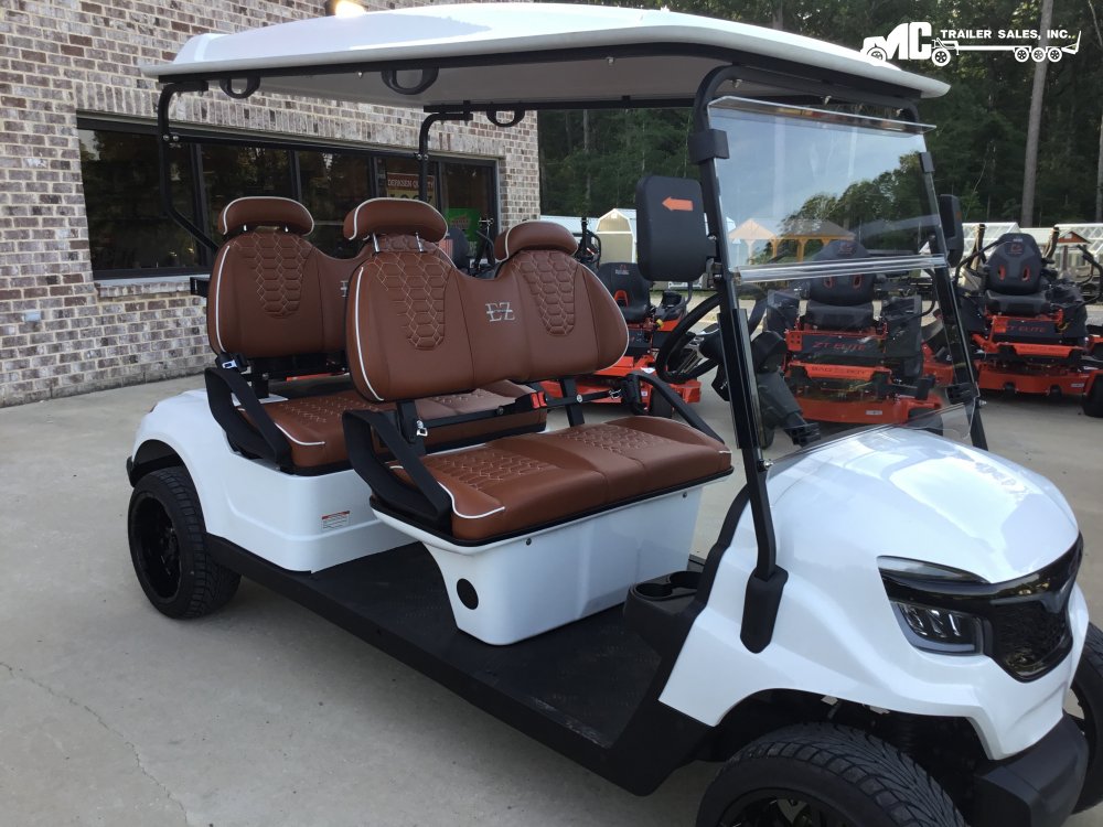 2025 Ez Kruiser Venom 4-F WHITE / TAN SEATS Black wheels