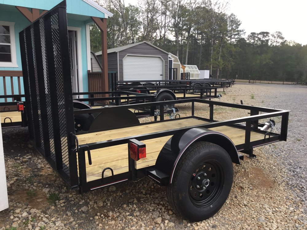 2025 Triple Utility 5x8, 1-3000lbs, Angle top, w/gate