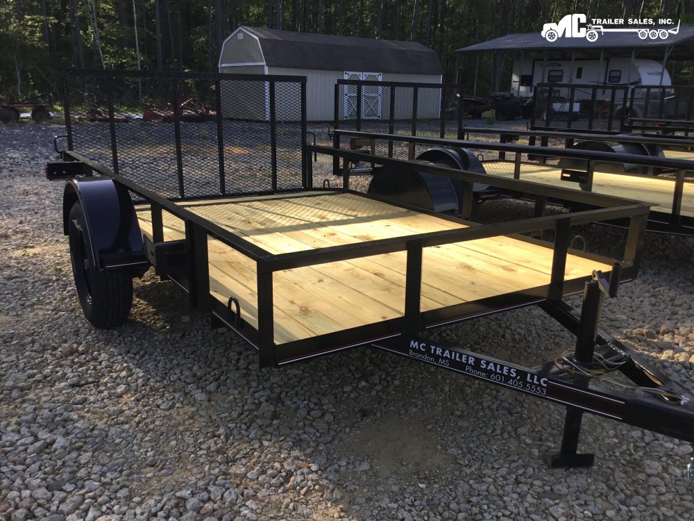 2025 Triple R Utility 6x8+2 Angle Top, S/A with gate