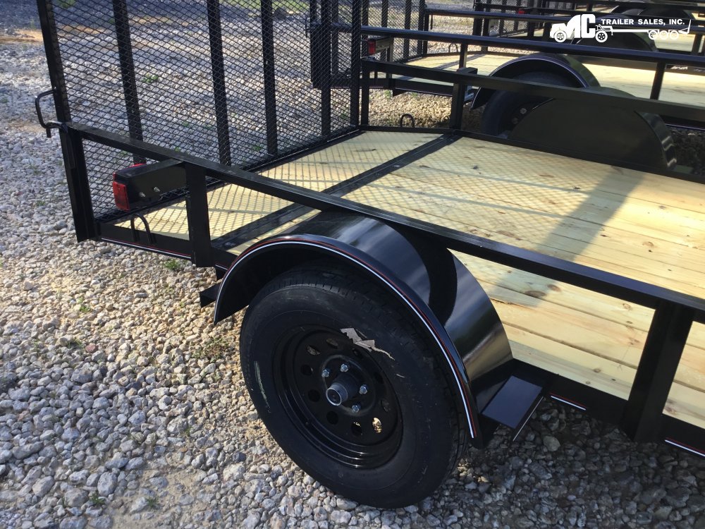2025 Triple R Utility 6x8+2 Angle Top, S/A with gate