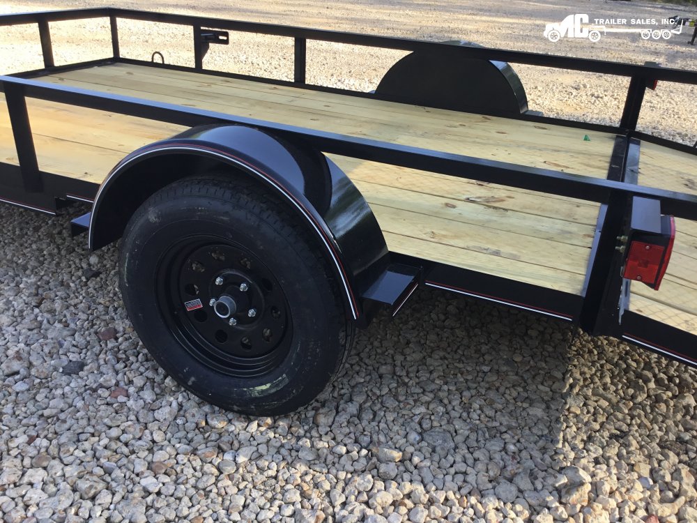 2025 Triple R Utility 6x10+2 1-3500lbs S/A Pipe Top with gate