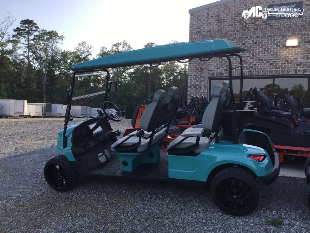 2025 Ez Kruiser Venom 4-F Jaguar Blue Gray Seats