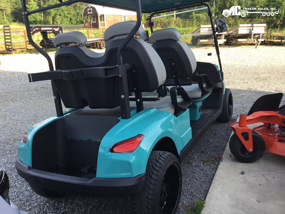 2025 Ez Kruiser Venom 4-F Jaguar Blue Gray Seats