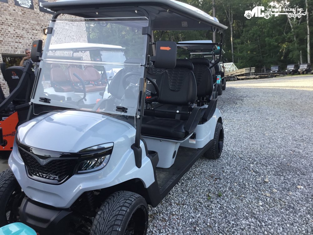 2025 Ez Kruiser Venom 4-F Stone Grey Black Seats