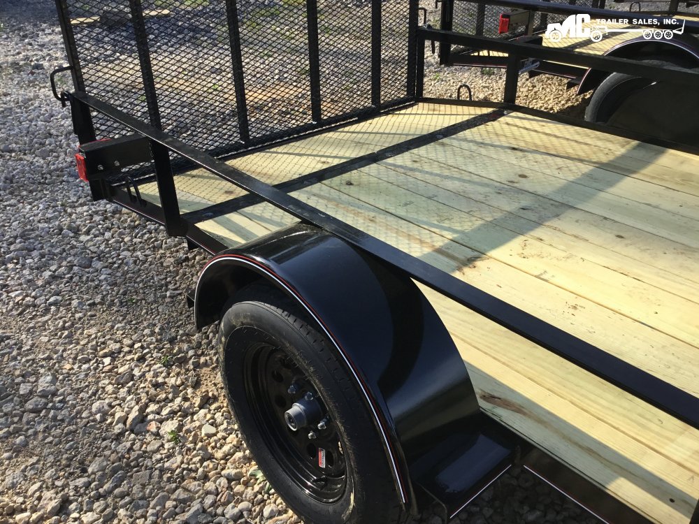 2025 Triple R Utility 6x10+2 1- 3500lb Angle Top with gate