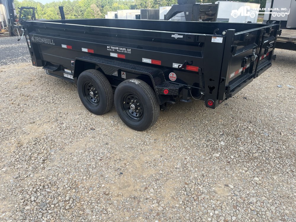 2026 Iron Bull Dump 83x14 2-7000lbs telescopic cylinder 6" i beam 24" sides, tarp, slide out ramps