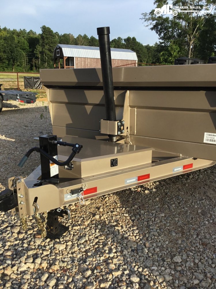 2026 Iron Bull Dump 83x16 2-7000lbs telescopic cylinder 6" i beam 24" sides, tarp, slide out ramps