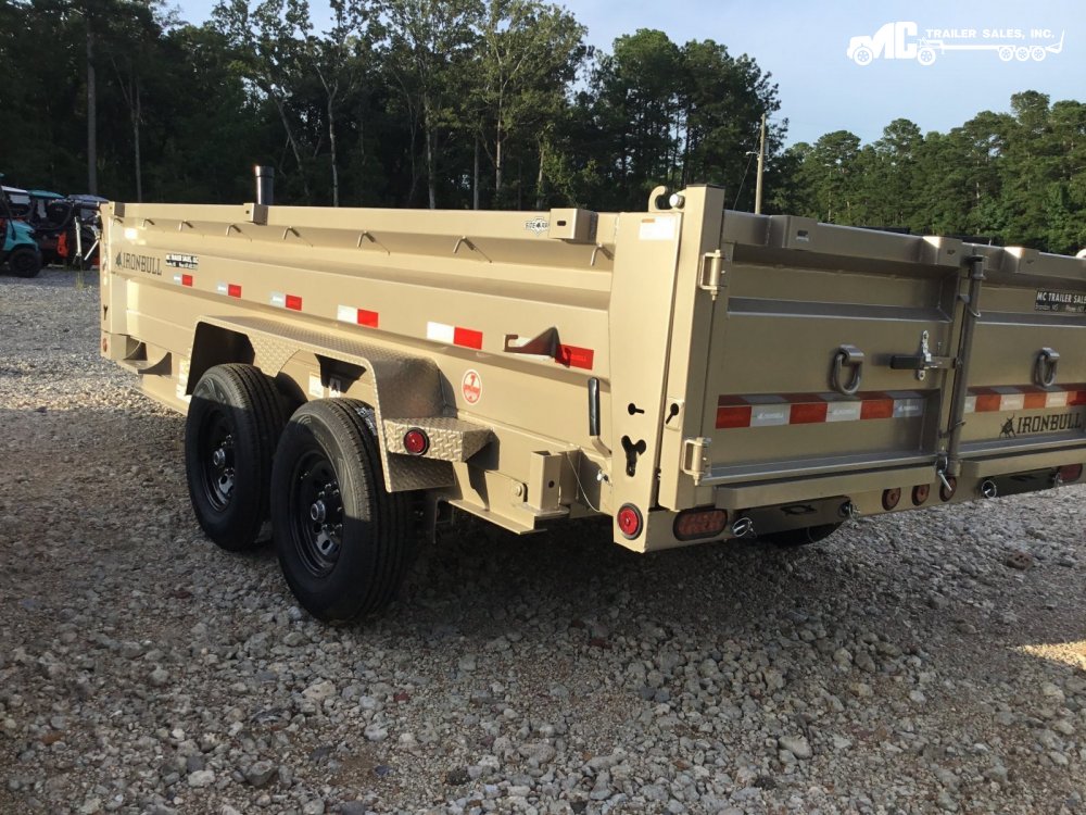 2026 Iron Bull Dump 83x16 2-7000lbs telescopic cylinder 6" i beam 24" sides, tarp, slide out ramps