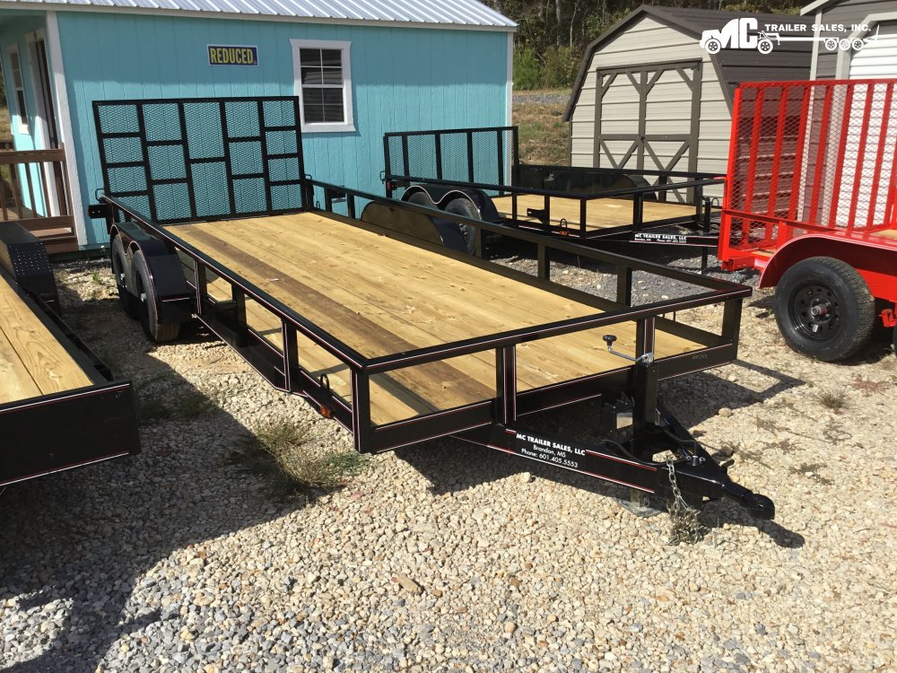 2026 Triple R 82x20 Utility T/A Tube Top 2-5200lbs