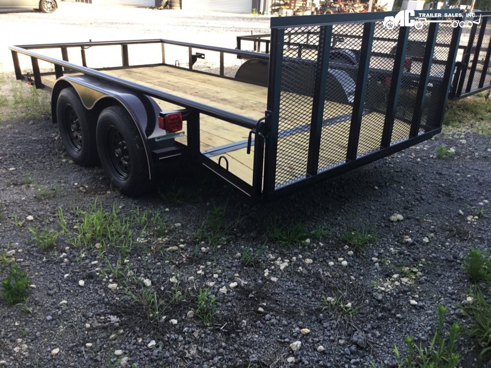 2025 Triple R Utility T/A 82 x 12 + 2 2-3500lb Axles 1 Brake 3-foot gate 2" ball