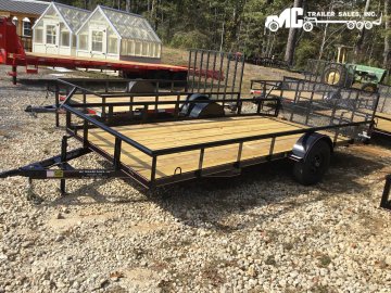 2026 Triple R 82X14+2 S/A 1-5200lb 4" CHANNEL TONGUE Gate with Built in Ramp 2" Coupler