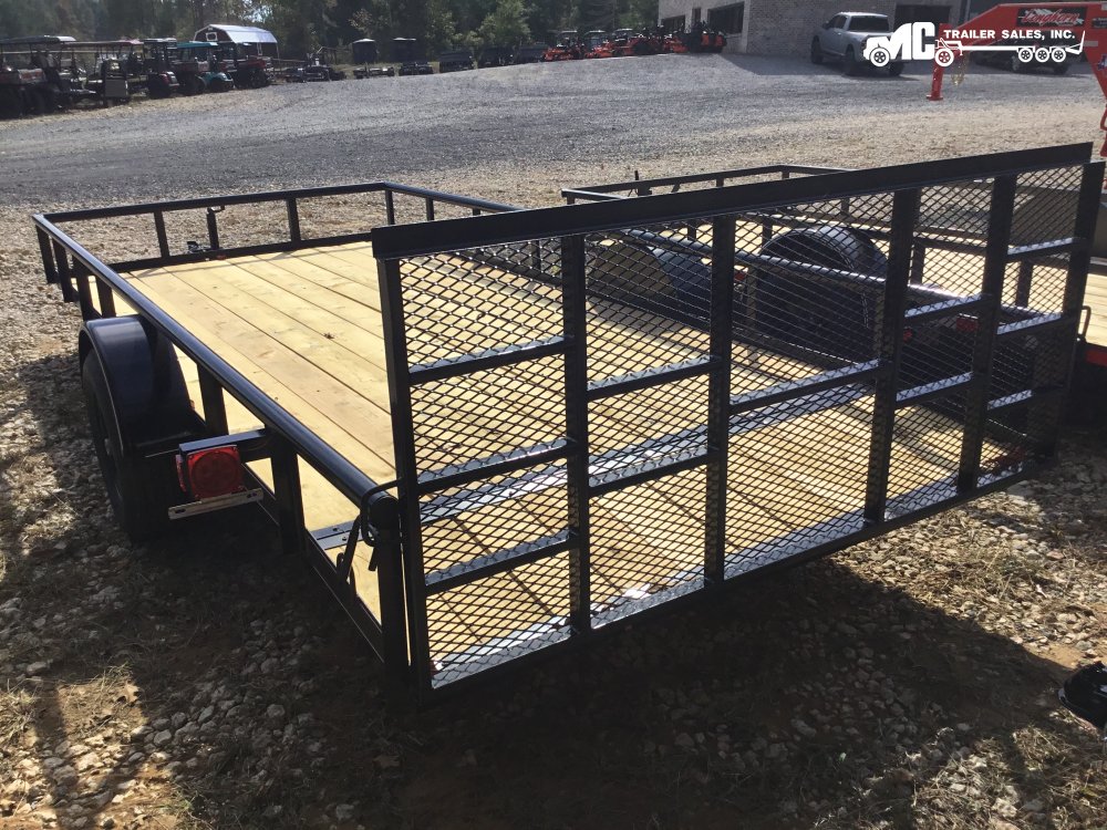 2026 Triple R 82X14+2 S/A 1-5200lb 4" CHANNEL TONGUE Gate with Built in Ramp 2" Coupler
