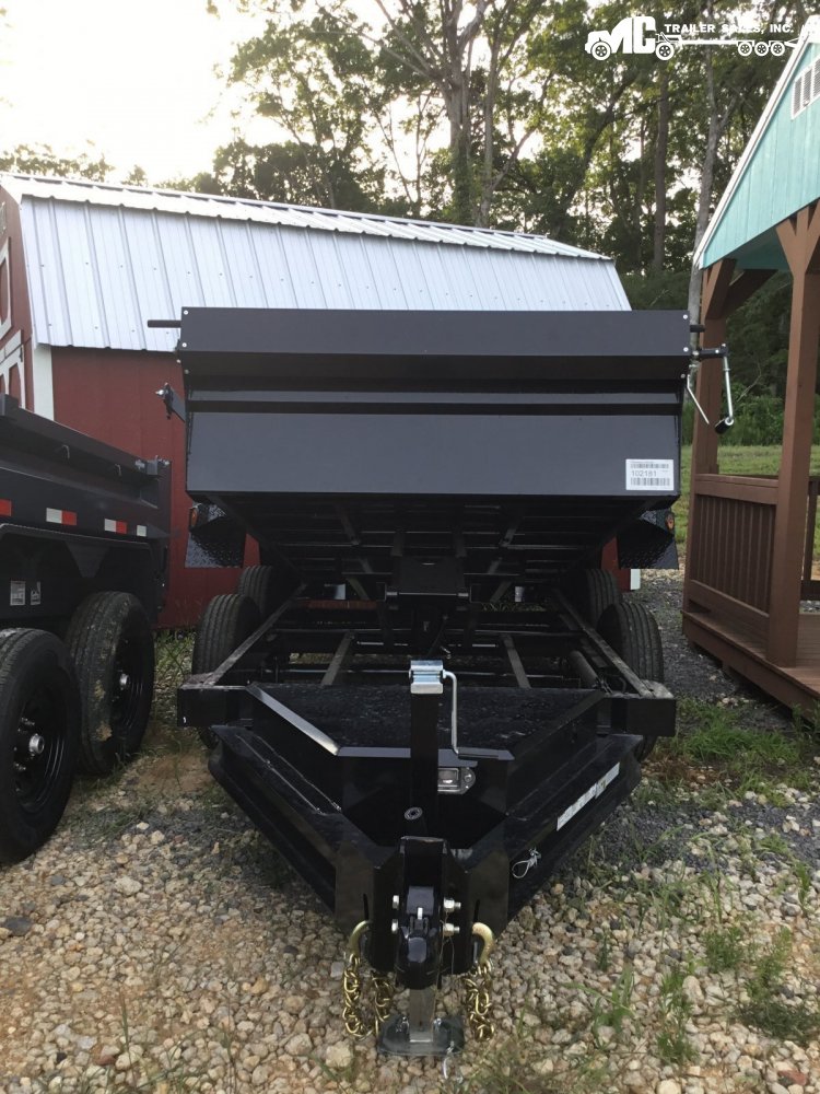 2026 Iron Bull 60X10' DTB Dump 2-5200lbs SCISSOR cylinder with tarp