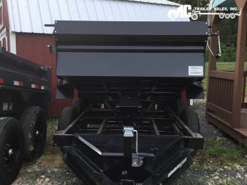 2026 Iron Bull 60X10' DTB Dump 2-5200lbs SCISSOR cylinder with tarp