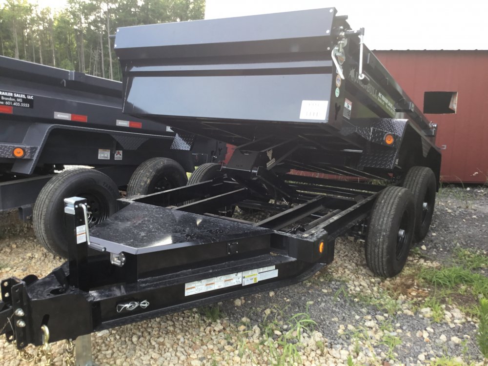 2026 Iron Bull 60X10' DTB Dump 2-5200lbs SCISSOR cylinder with tarp