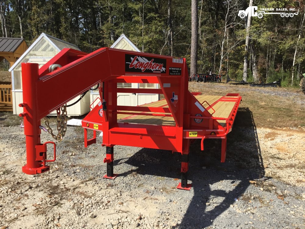 2026 Longhorn Gooseneck 102"x32' 2-10k axles Flex Control Pierced Beam