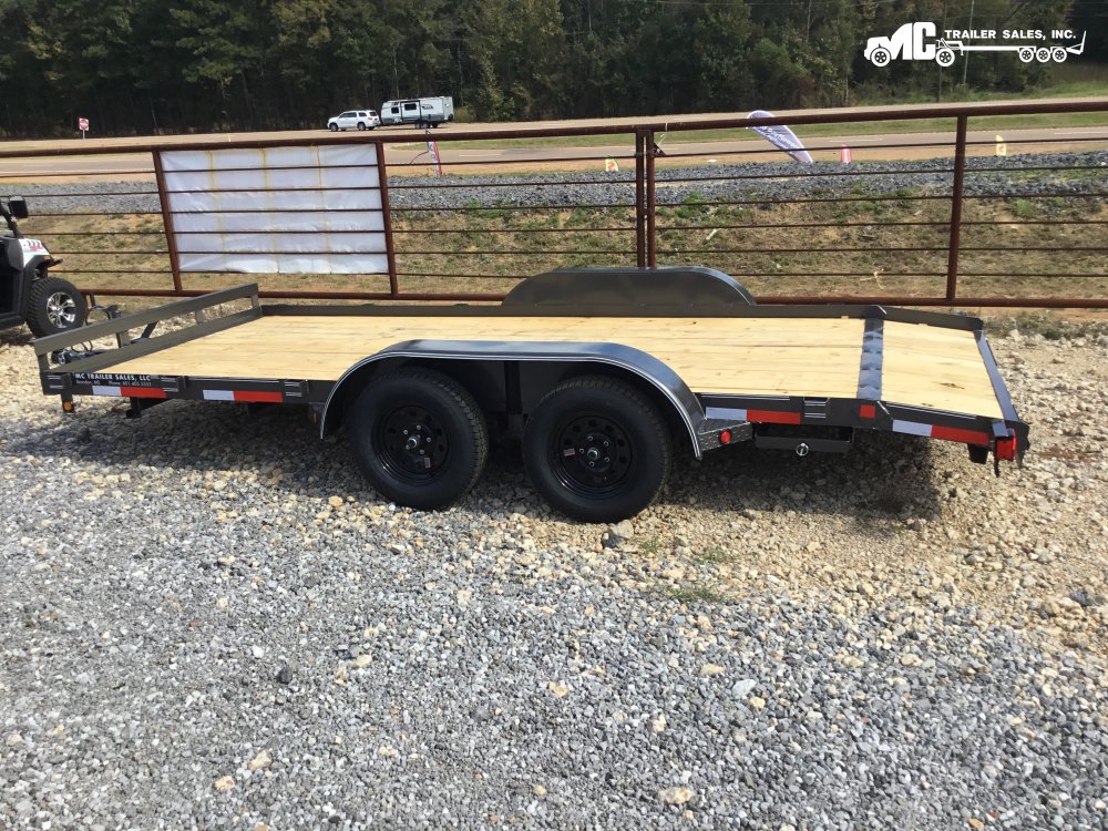 2026 Longhorn Car Hauler 83x16 2-3500lbs axles 1- brake 2' dovetail 5' slide in ramps Brake Away Kit