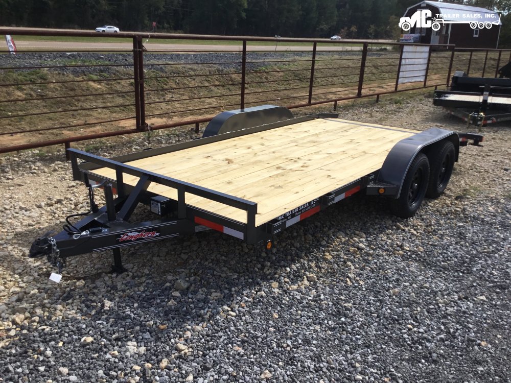 2026 Longhorn Car Hauler 83x16 2-3500lbs axles 1- brake 2' dovetail 5' slide in ramps Brake Away Kit