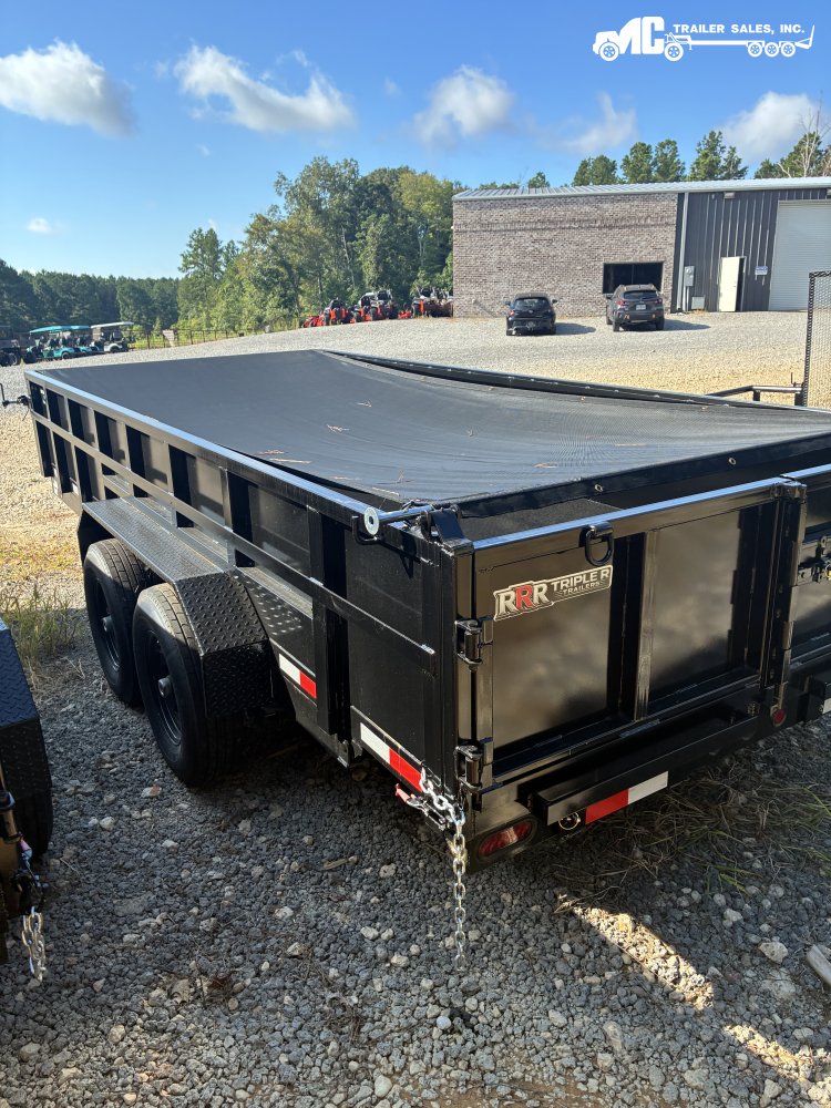 2026 Triple R Dump 7X16 2-7K 2 Brakes w/2ft Sides