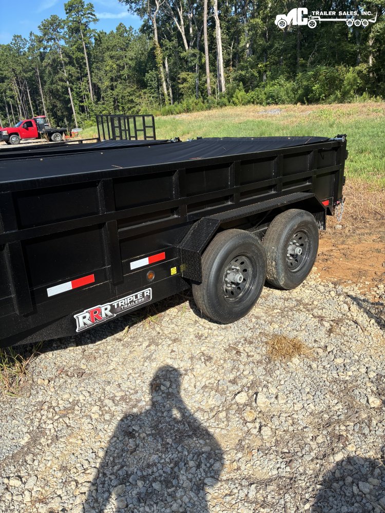 2026 Triple R Dump 7X14 2-7K 2 Brakes w/2ft Sides