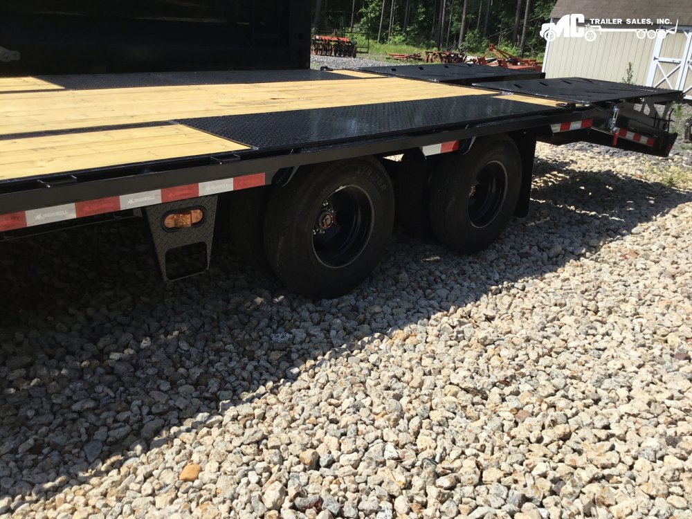 2025 Iron Bull Gooseneck Daul tandem 102"x25'+5' self-cleaning Rampage ramps dovetail 2-10k jacks