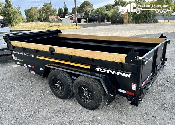 2026 Southland Dump Trailer 7x14 2-7000lbs