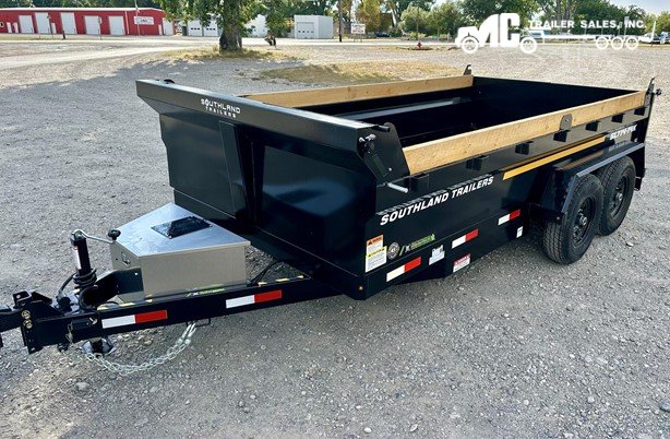 2026 Southland Dump Trailer 7x14 2-7000lbs