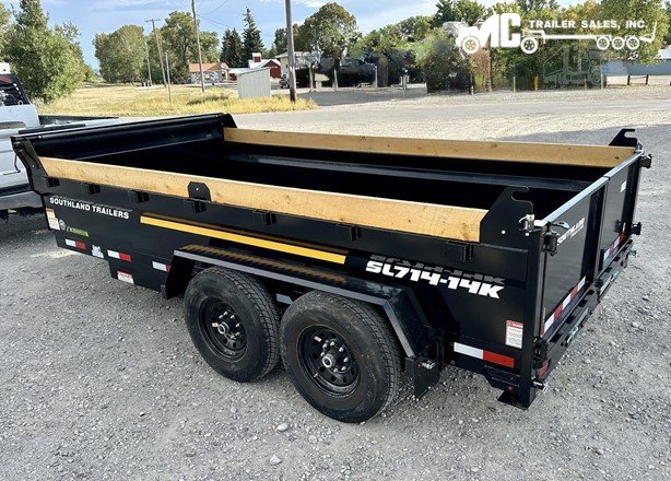 2026 Southland Dump Trailer 7x14 2-7000lbs