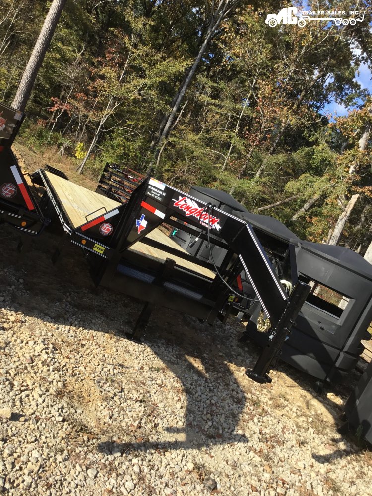 2026 Longhorn Gooseneck 102"x25' 2-7k axles 1-12k jacks