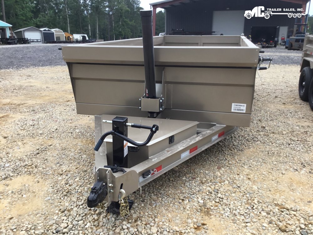 2026 Iron Bull 83"x16' DTB Dump 2-7000lbs telescopic cylinder with tarp