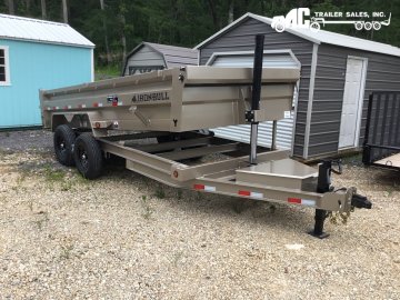 2026 Iron Bull 83"x16' DTB Dump 2-7000lbs telescopic cylinder with tarp