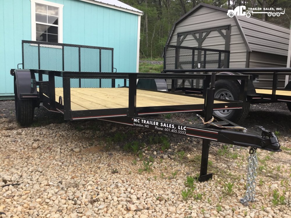 2025 Triple R Utility 6x10+2 Angle top 1-3500lb w/Gate