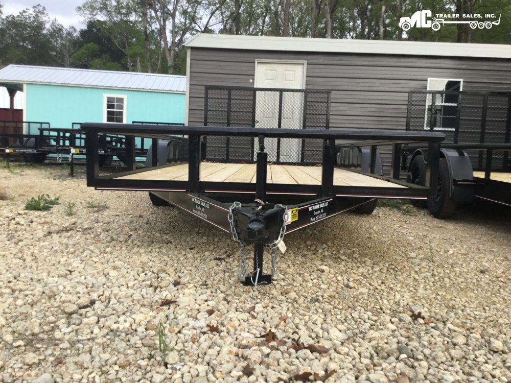 2025 Triple R UtilityT/A 82x16 Pipe Top, W/ Gate, 2-3500lbs Spare tire mount