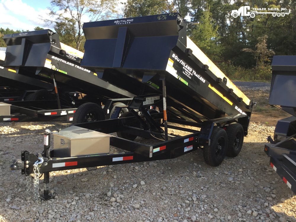 2026 Southland Dump Trailer 6 X 12 2-5200LBS