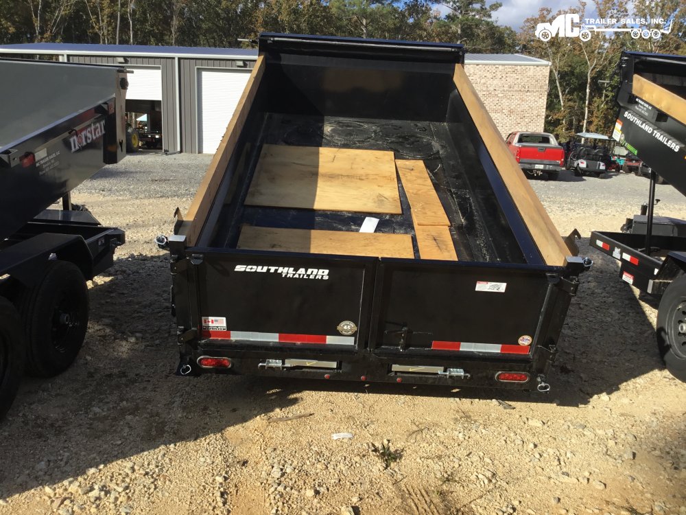 2026 Southland Dump Trailer 6 X 12 2-5200LBS