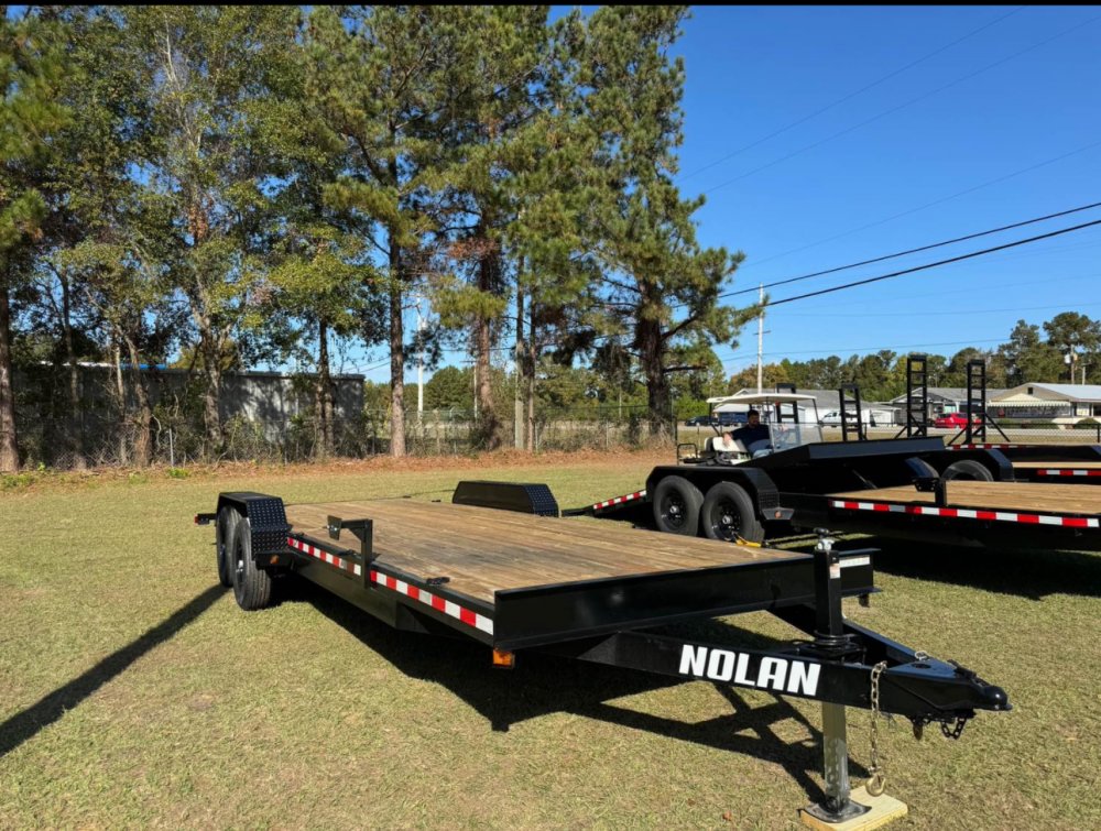 7x24 Nolan Flatbed Car Hauler