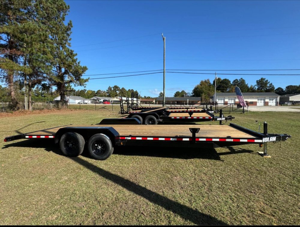 7x24 Nolan Flatbed Car Hauler