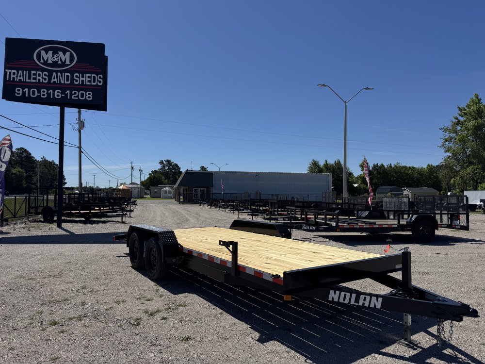 7x18 7K Nolan Flatbed Car Hauler