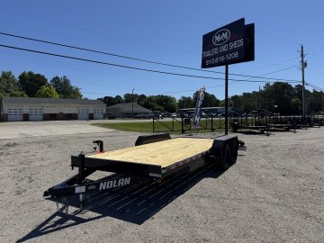 7x18 7K Nolan Flatbed Car Hauler