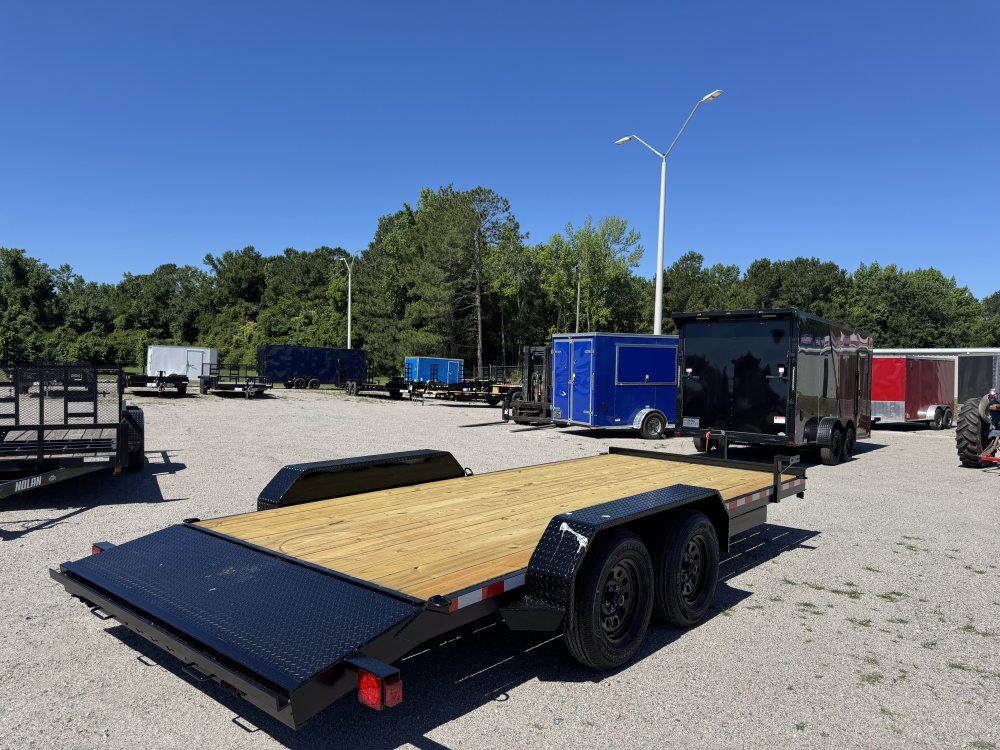 7x18 7K Nolan Flatbed Car Hauler