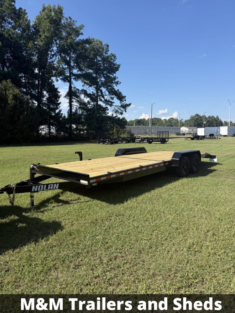7'x24' 10K Nolan Flatbed Car Hauler
